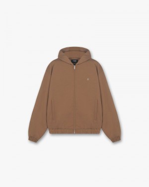 Pánské Bunda Represent S Kapucí Tracksuit Hnědé | CZ-XCRGF0594