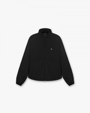 Pánské Bunda Represent Team 247 Track Černé | CZ-AZHIN8652