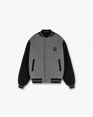 Pánské Bunda Represent Teddy Šedé | CZ-OLZPF3042