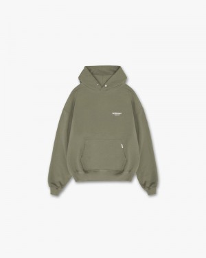 Pánské Mikina s Kapucí Represent Owners Club Olivy Zelené | CZ-GFMDT5034