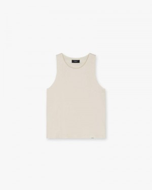 Pánské Tílko Represent Slim Fit Krém | CZ-LBTOG4257