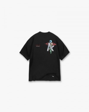 Pánské Tričko Represent Motley Crue Grafická Černé | CZ-DJLGI9842