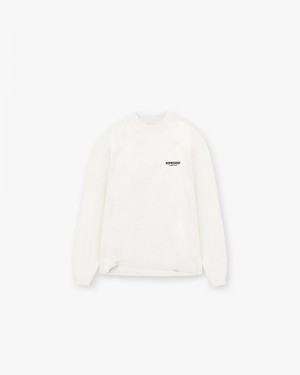 Pánské Tričko Represent Owners Club Long Sleeve Bílé | CZ-UPQEN1879