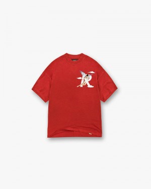 Pánské Tričko Represent Storms In Heaven Červené | CZ-BVHWS0912