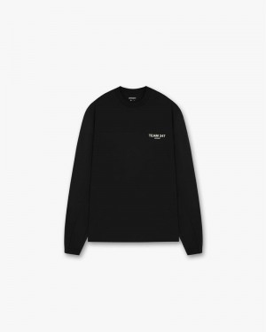 Pánské Tričko Represent Team 247 Long Sleeve Černé | CZ-ZBQML3652