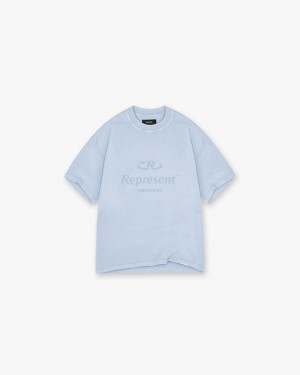 Pánské Tričko Represent Worldwide Světle Blankyt | CZ-CVOPZ4510