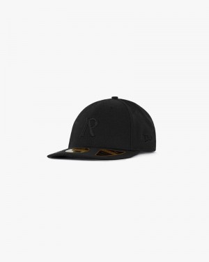 Pánské Čepice Represent Initial New Era 59fifty Černé | CZ-IBCET6032