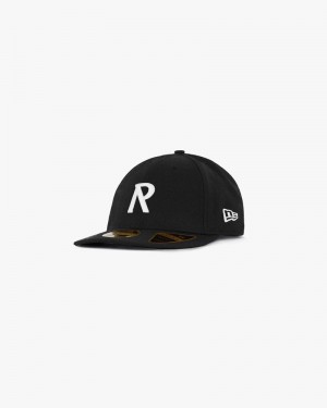 Pánské Čepice Represent Initial New Era 59fifty Černé | CZ-TDCHX7563