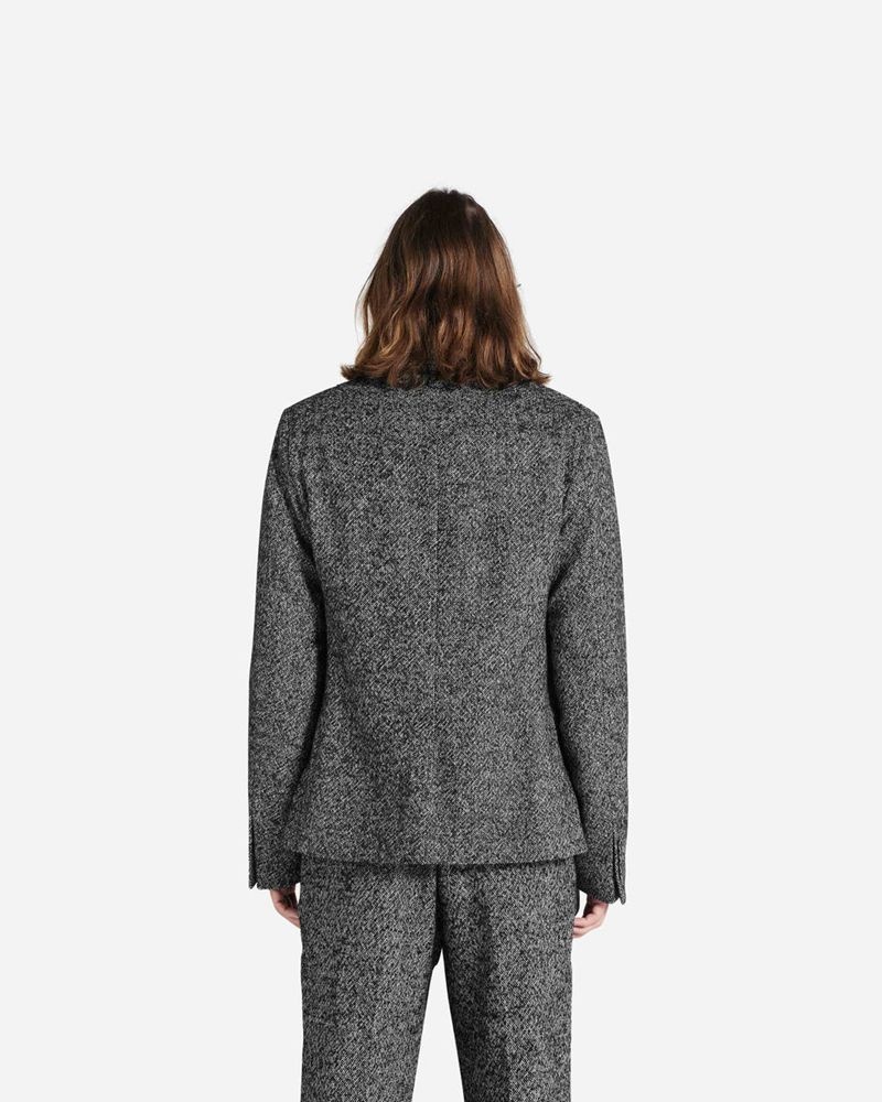 Pánské Blejzr Represent Double Breasted Tmavě Šedé | CZ-TONVJ5081