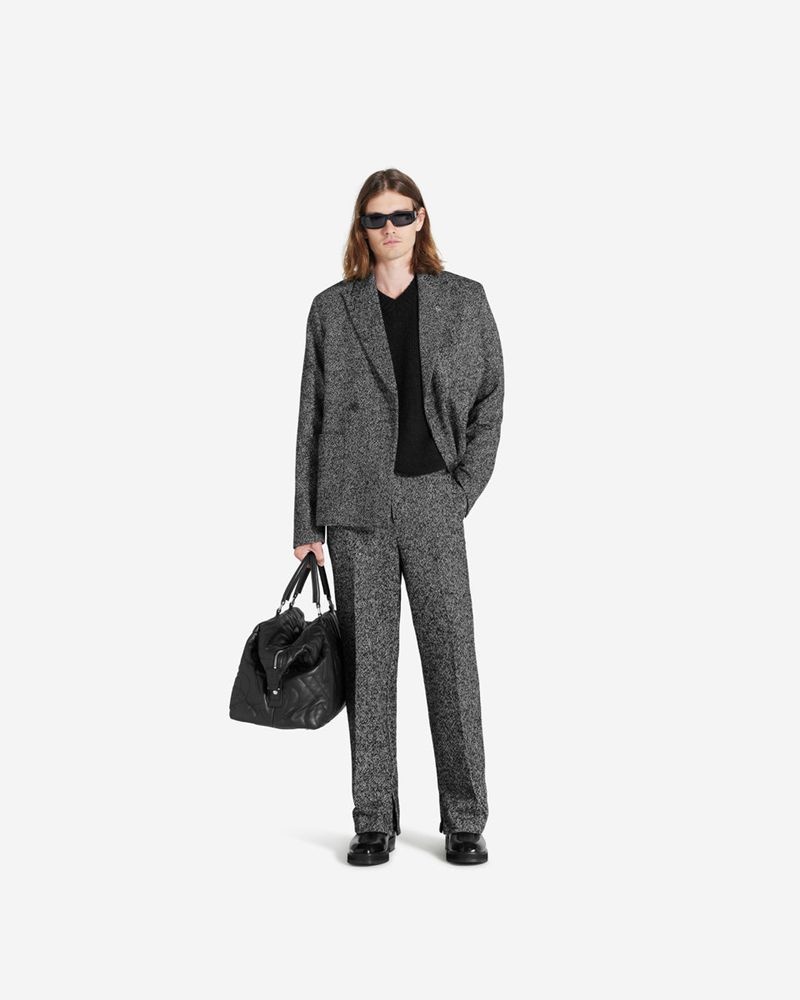 Pánské Blejzr Represent Double Breasted Tmavě Šedé | CZ-TONVJ5081