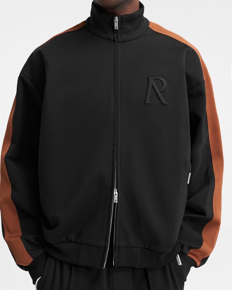 Pánské Bunda Represent Initial Tracksuit Černé | CZ-QKZJX5167