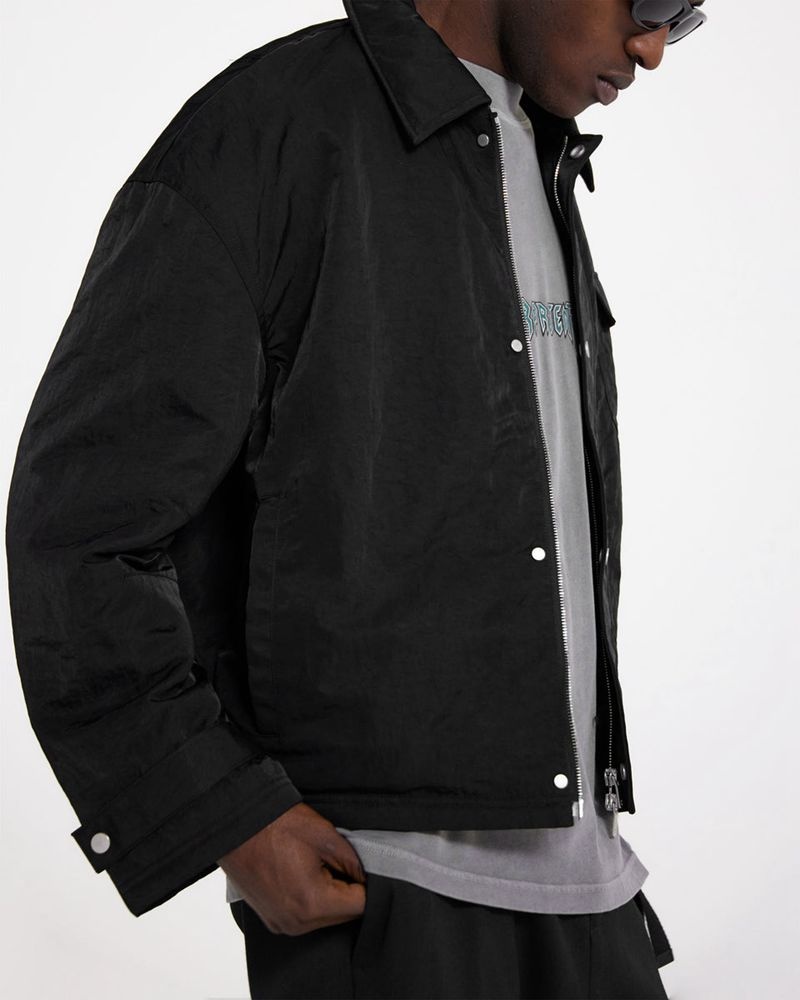 Pánské Bunda Represent Nylon Smart Černé | CZ-ZEXRQ8206