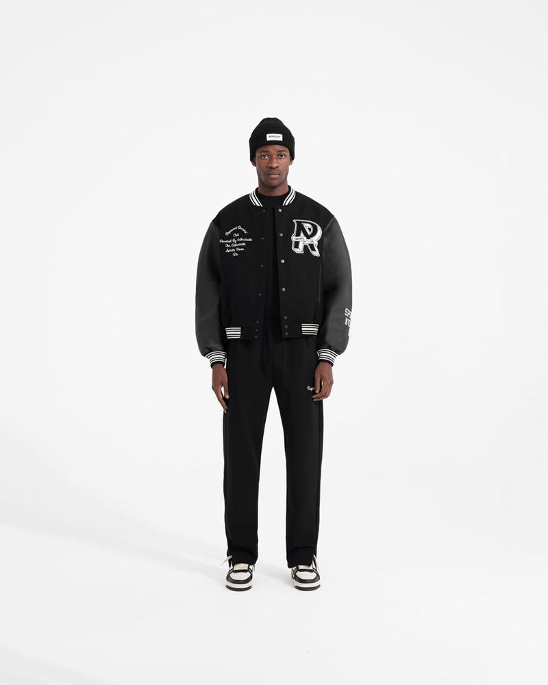 Pánské Bunda Represent Owners Club Varsity Černé | CZ-FPBHN9708