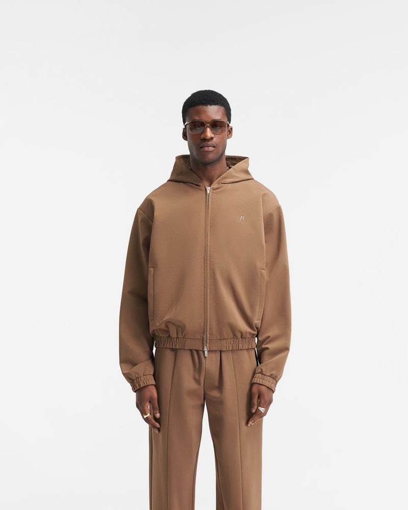 Pánské Bunda Represent S Kapucí Tracksuit Hnědé | CZ-XCRGF0594