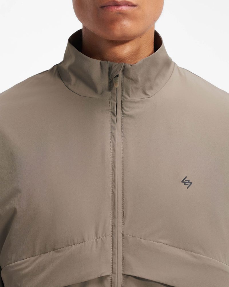 Pánské Bunda Represent Team 247 Track Hnědožlutý | CZ-YHCDL4605