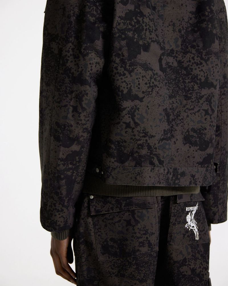 Pánské Bunda Represent Utility Maskáčové | CZ-BZEYM5021