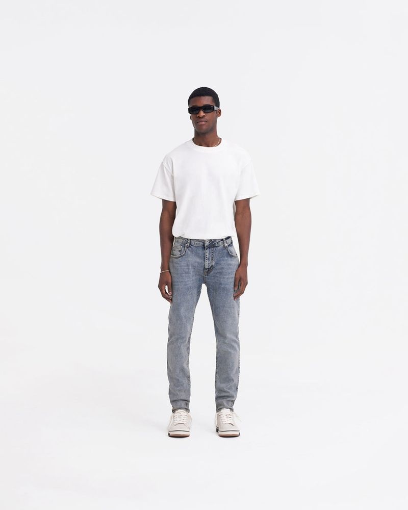 Pánské Džíny Represent R1 Essential Slim Fit Blankyt | CZ-AWJMD1359