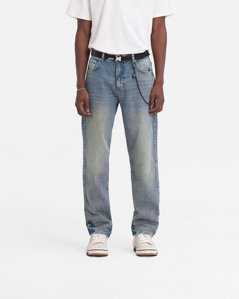 Pánské Džíny Represent R2 Rovný Leg Blankyt Krém | CZ-PWXHG3071