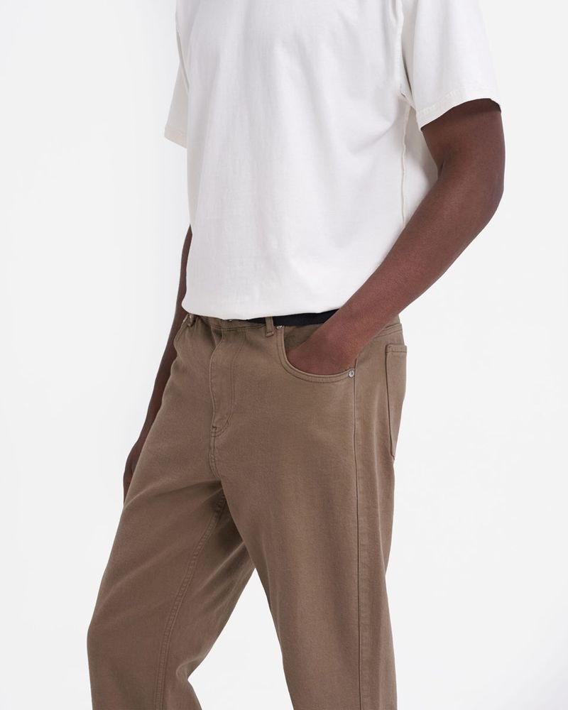 Pánské Džíny Represent R2 Split Hnědé | CZ-ELCUG7648