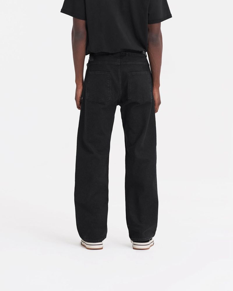 Pánské Džíny Represent R3 Baggy Černé | CZ-OVQFD8531