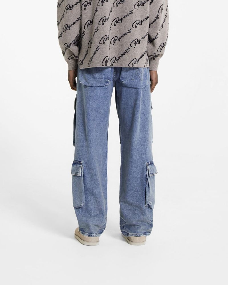 Pánské Džíny Represent R3 Cargo Blankyt | CZ-LHKRN5897