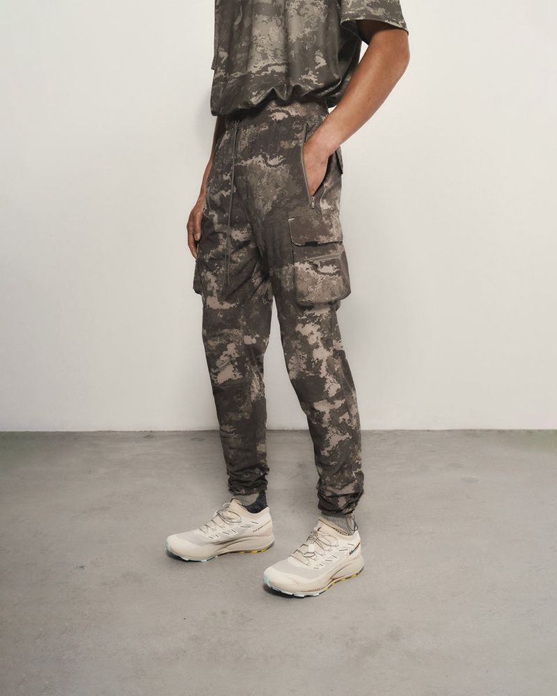 Pánské Kalhoty Represent 247 Cargo Maskáčové | CZ-DAOUI9726