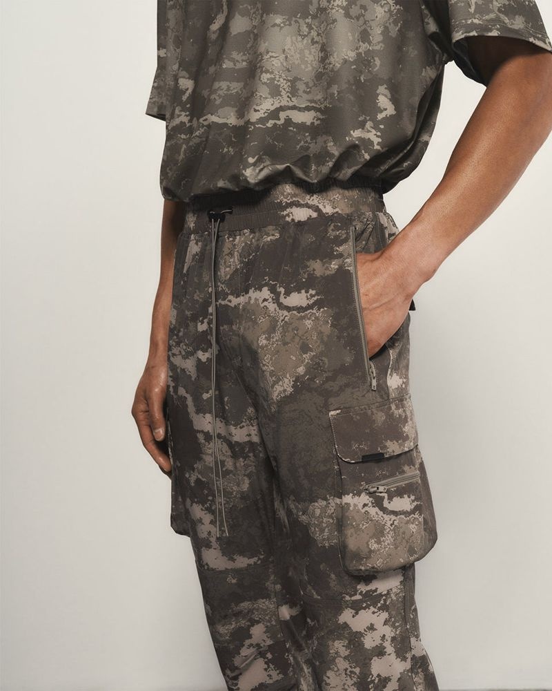 Pánské Kalhoty Represent 247 Cargo Maskáčové | CZ-DAOUI9726