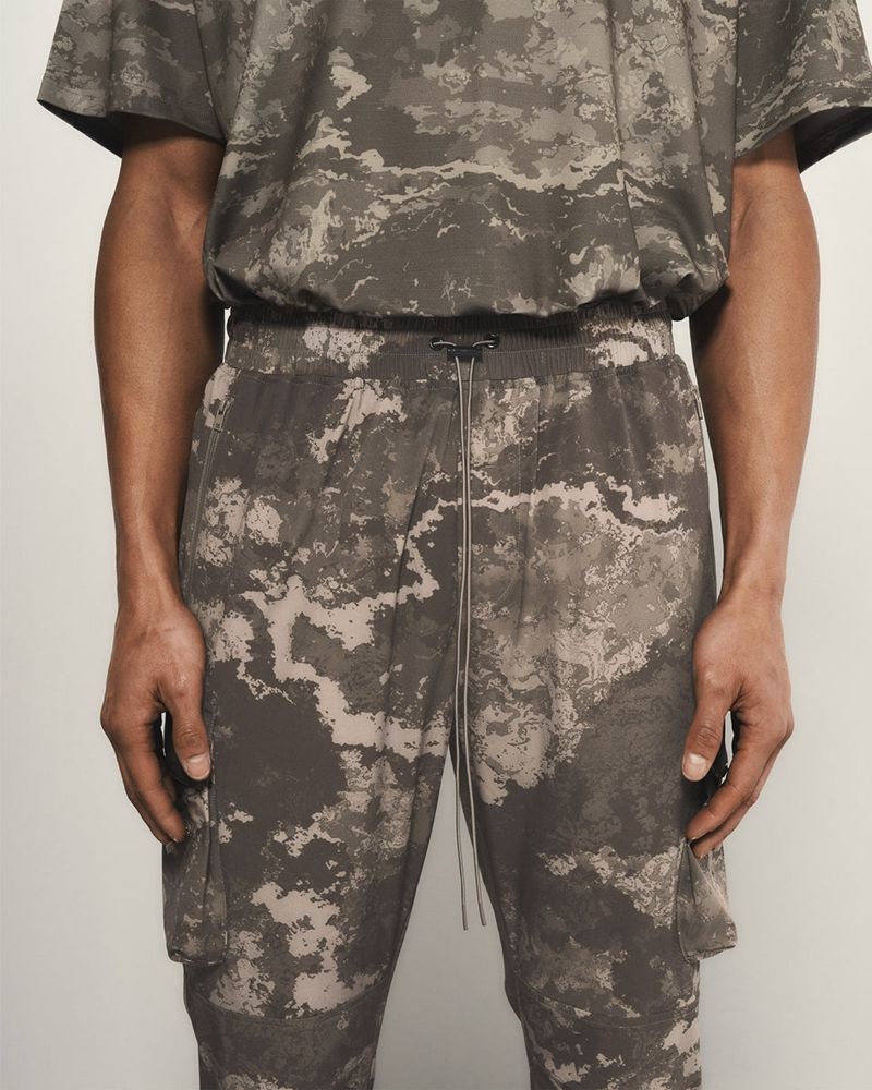 Pánské Kalhoty Represent 247 Cargo Maskáčové | CZ-DAOUI9726