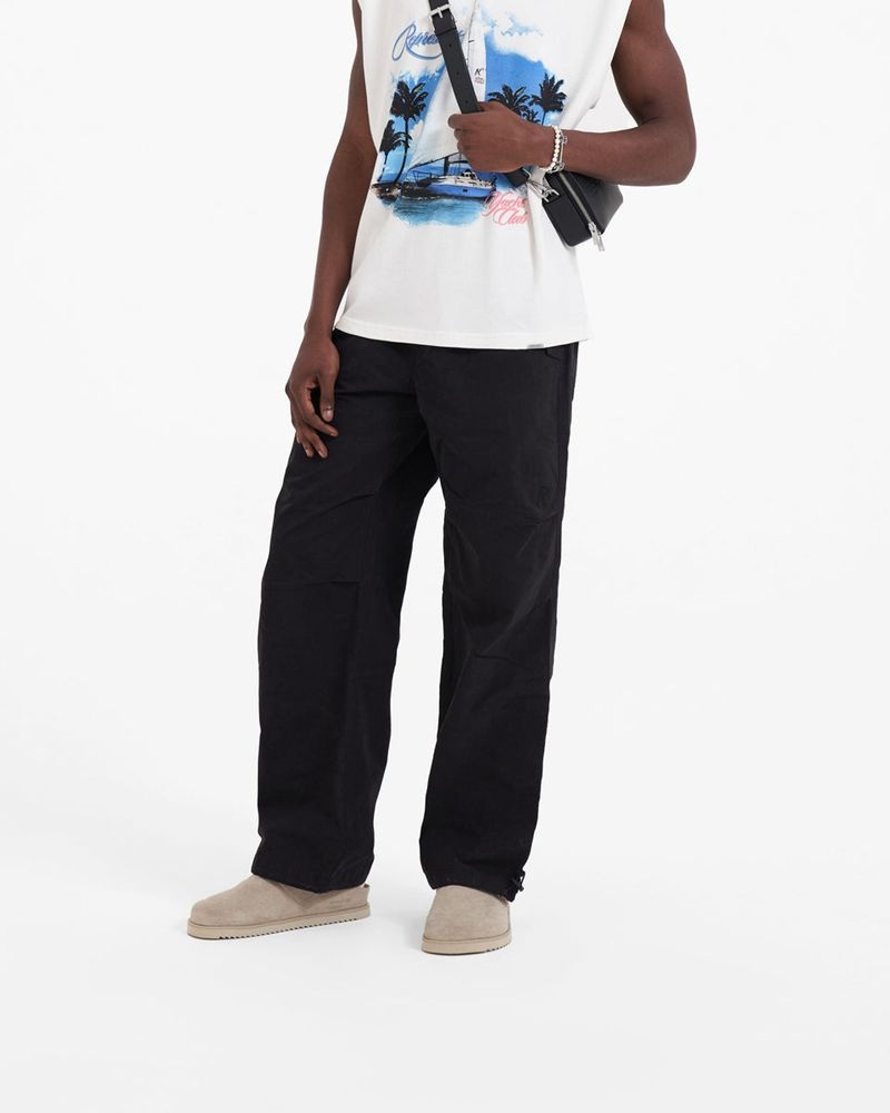 Pánské Kalhoty Represent Parachute Černé | CZ-UBTSJ4951