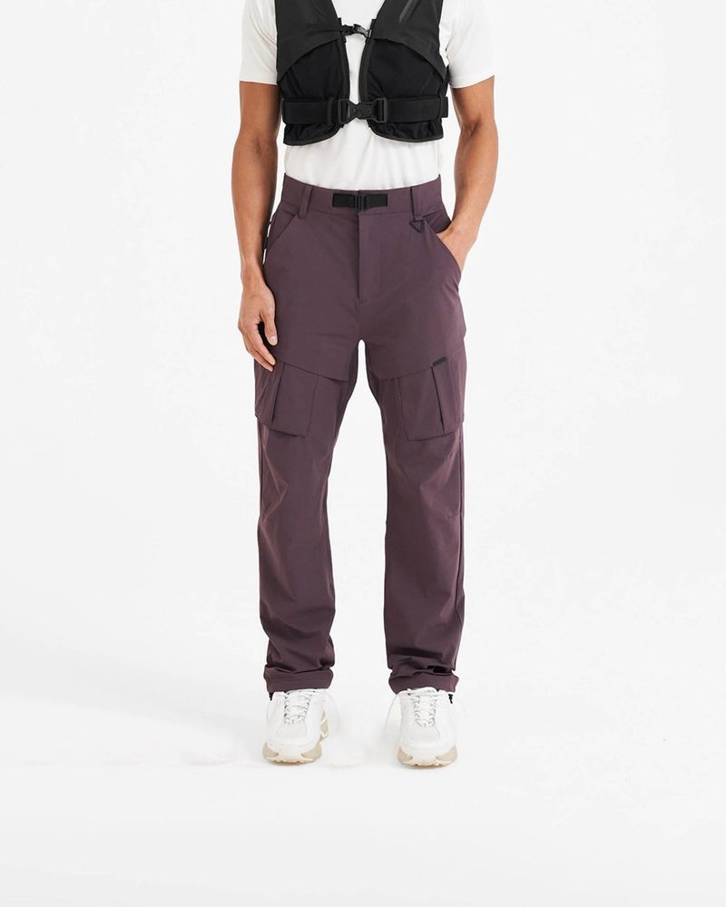 Pánské Kalhoty Represent Plum Turistické Vínové | CZ-VYIDC5014