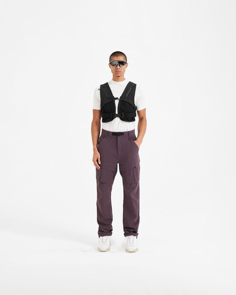 Pánské Kalhoty Represent Plum Turistické Vínové | CZ-VYIDC5014