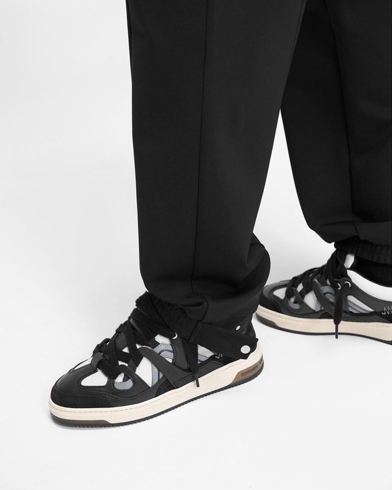 Pánské Kalhoty Represent Relaxed Tracksuit Černé | CZ-XLYPR1370