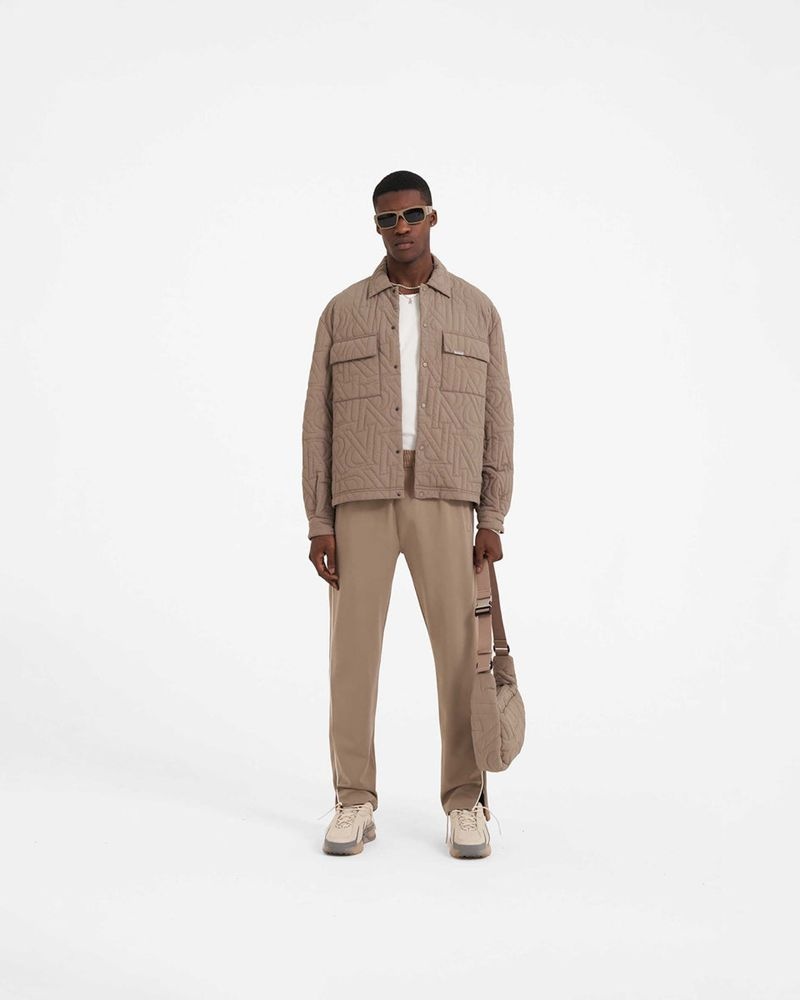 Pánské Kalhoty Represent Split Track Taupe | CZ-DLTCG1526