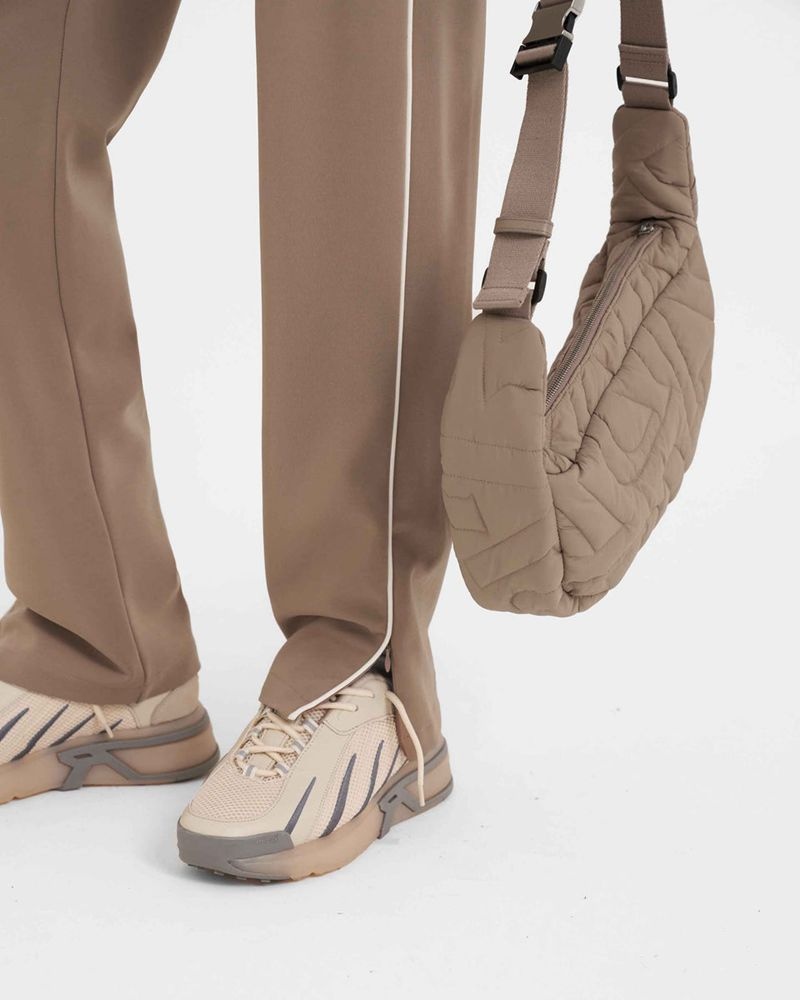 Pánské Kalhoty Represent Split Track Taupe | CZ-DLTCG1526