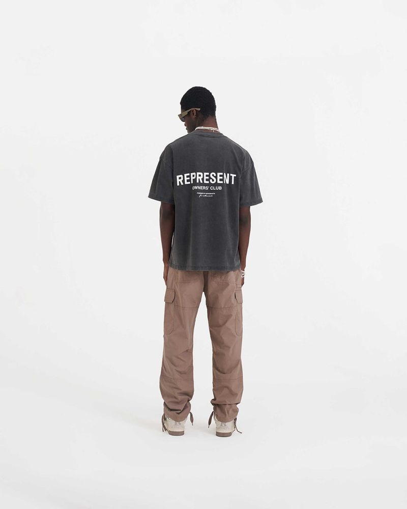 Pánské Kalhoty Represent Storm Cargo Hnědé | CZ-XGFMS7168