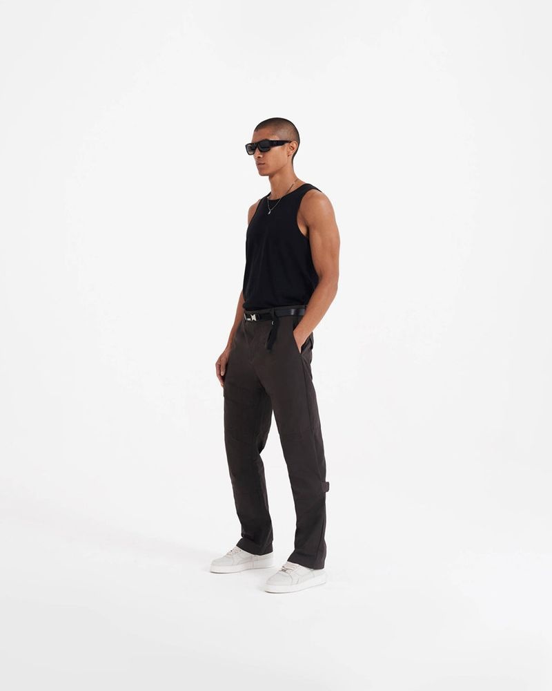 Pánské Kalhoty Represent Tech Cargo Tmavě Hnědé | CZ-RHFZD0548