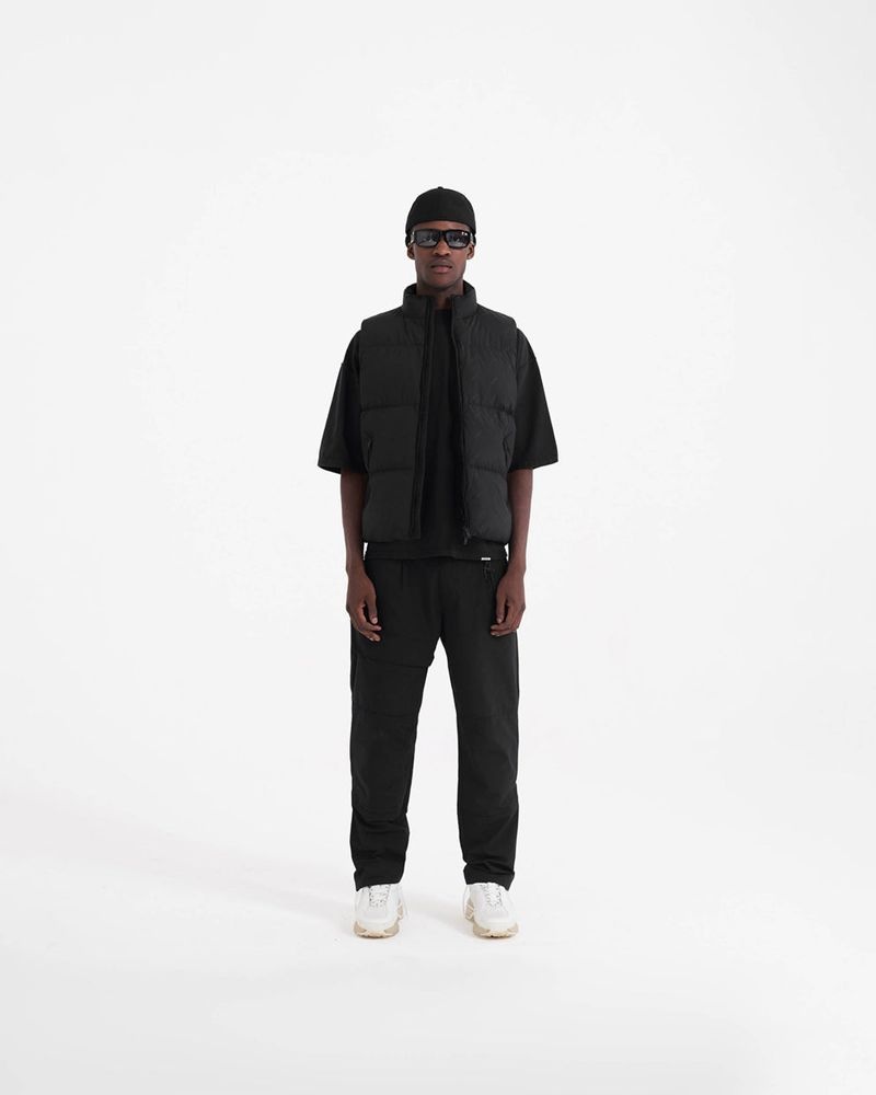 Pánské Kalhoty Represent Tech Cargo Černé | CZ-ESQFH3871