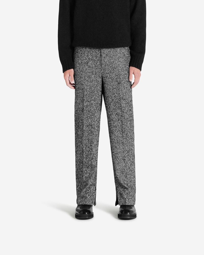 Pánské Kalhoty Represent Široké Fit Tailored Šedé | CZ-EMSLU8023