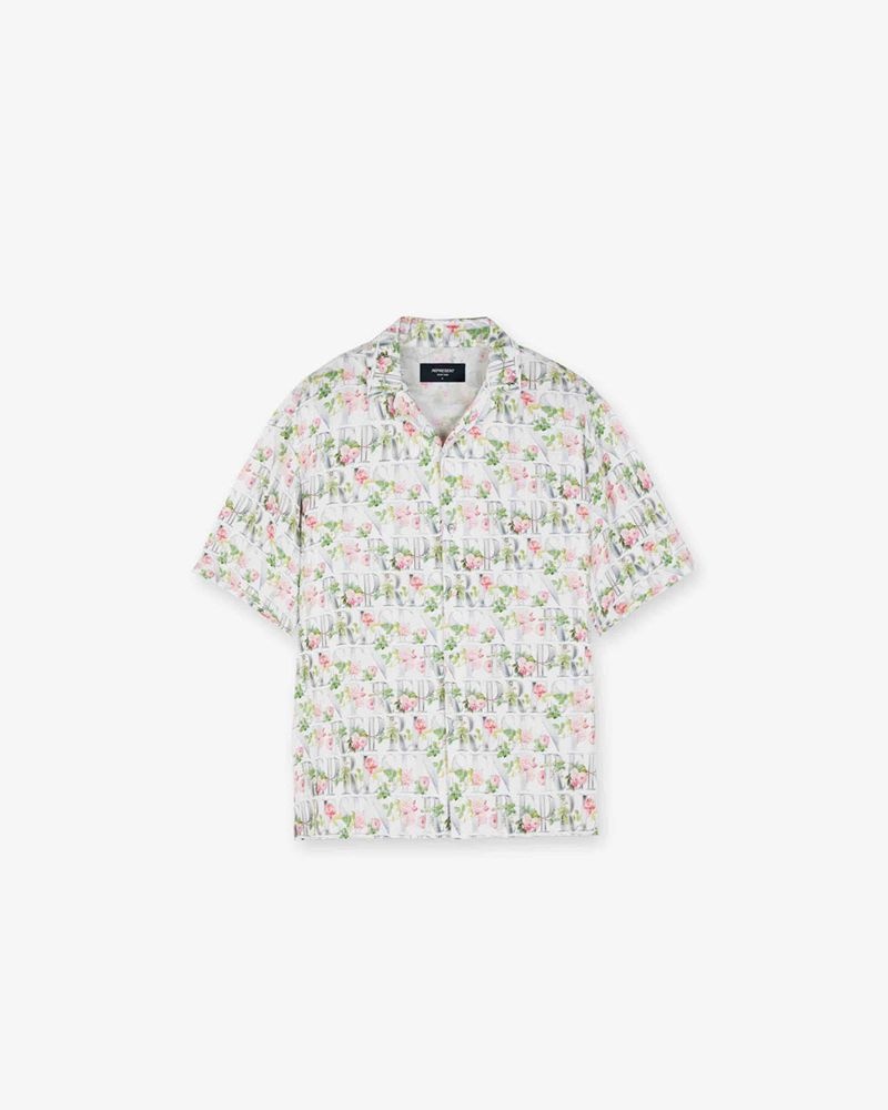 Pánské Košile Represent Floral Bílé | CZ-UVDXH9380