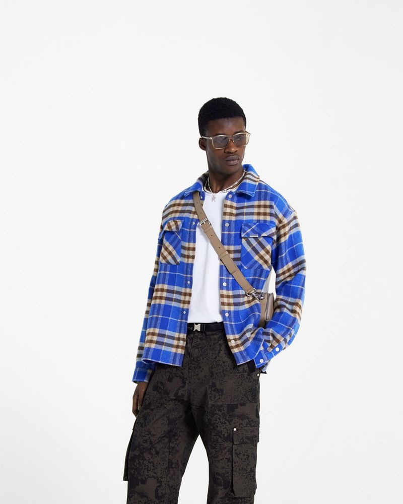 Pánské Košile Represent Initial Flannel Blankyt | CZ-GSINZ4813