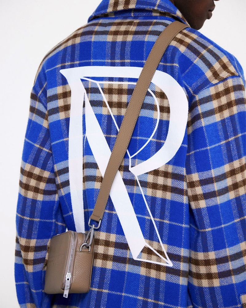 Pánské Košile Represent Initial Flannel Blankyt | CZ-GSINZ4813