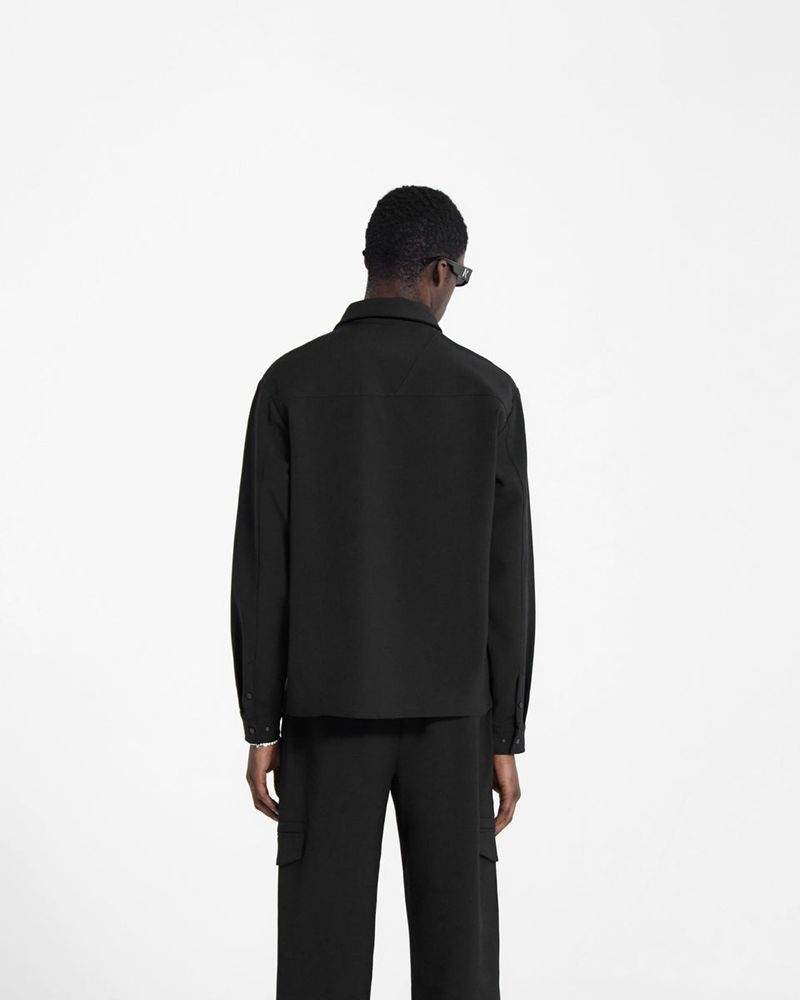 Pánské Košile Represent Initial Černé | CZ-HFZGL2718