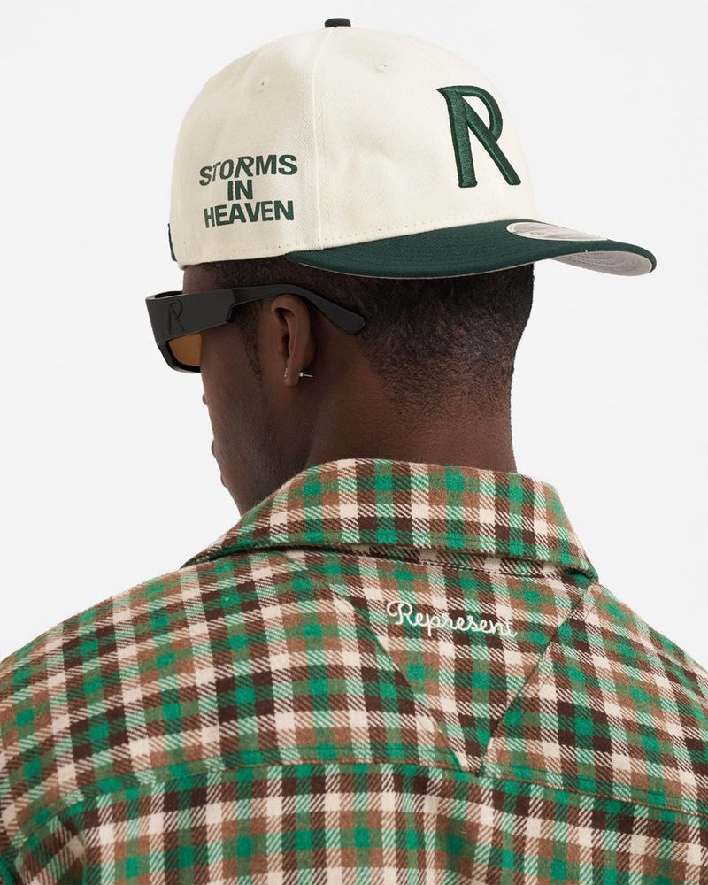 Pánské Košile Represent Long Sleeve Flannel Zelene | CZ-XJTPO5324