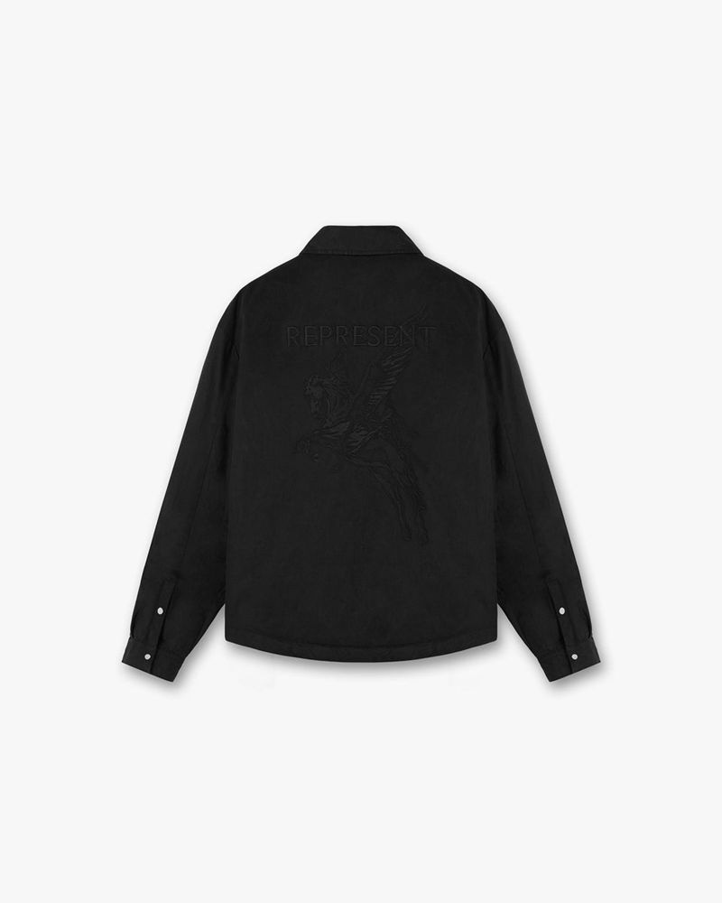 Pánské Košile Represent Mascot Černé | CZ-XZJLA8027