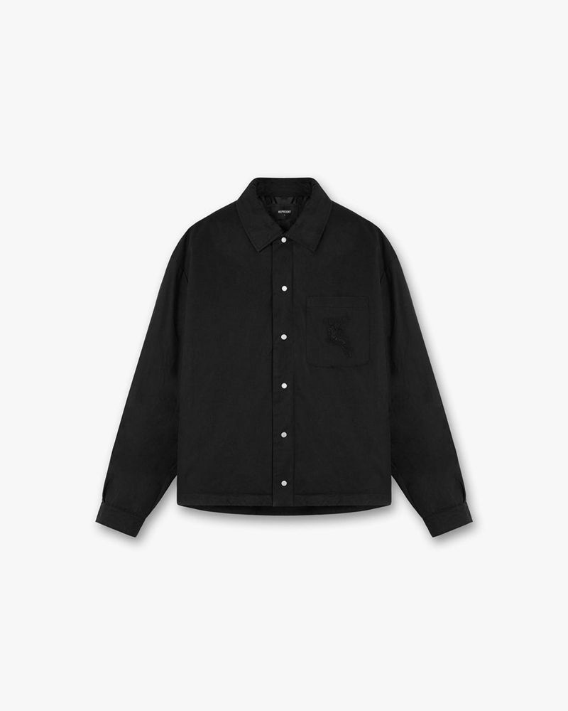 Pánské Košile Represent Mascot Černé | CZ-XZJLA8027