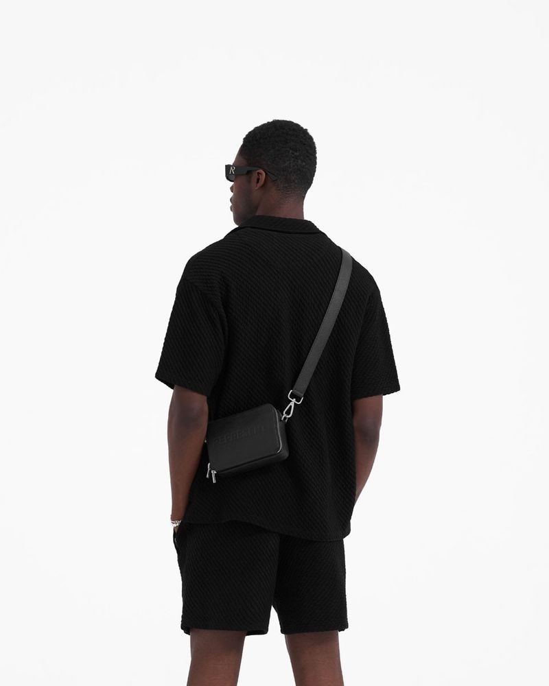 Pánské Košile Represent Ottoman Černé | CZ-HASMZ1957