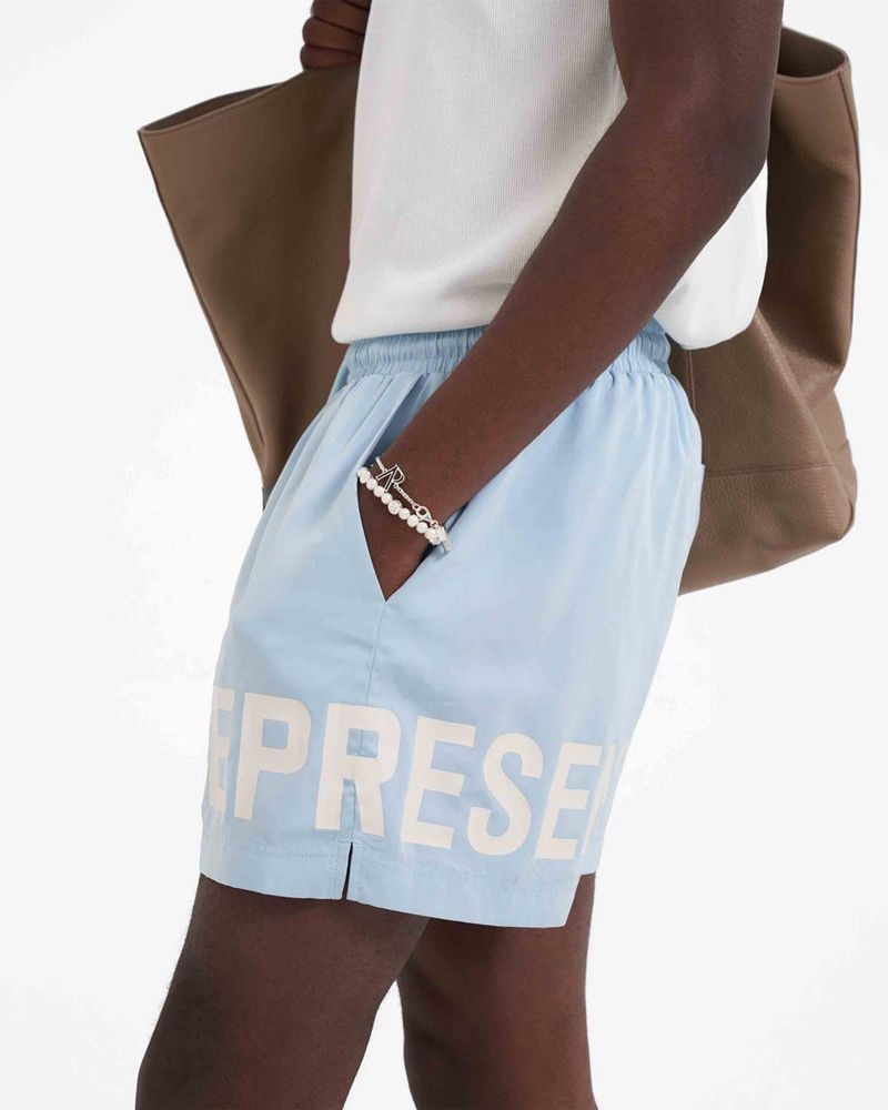 Pánské Koupací Šortky Represent Ss23 Světle Blankyt | CZ-NQKVG6297