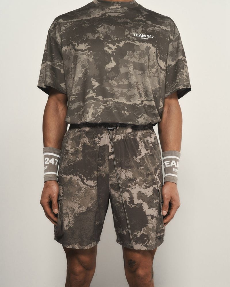 Pánské Kraťasy Represent 247 Cargo Maskáčové | CZ-ORDHY7031