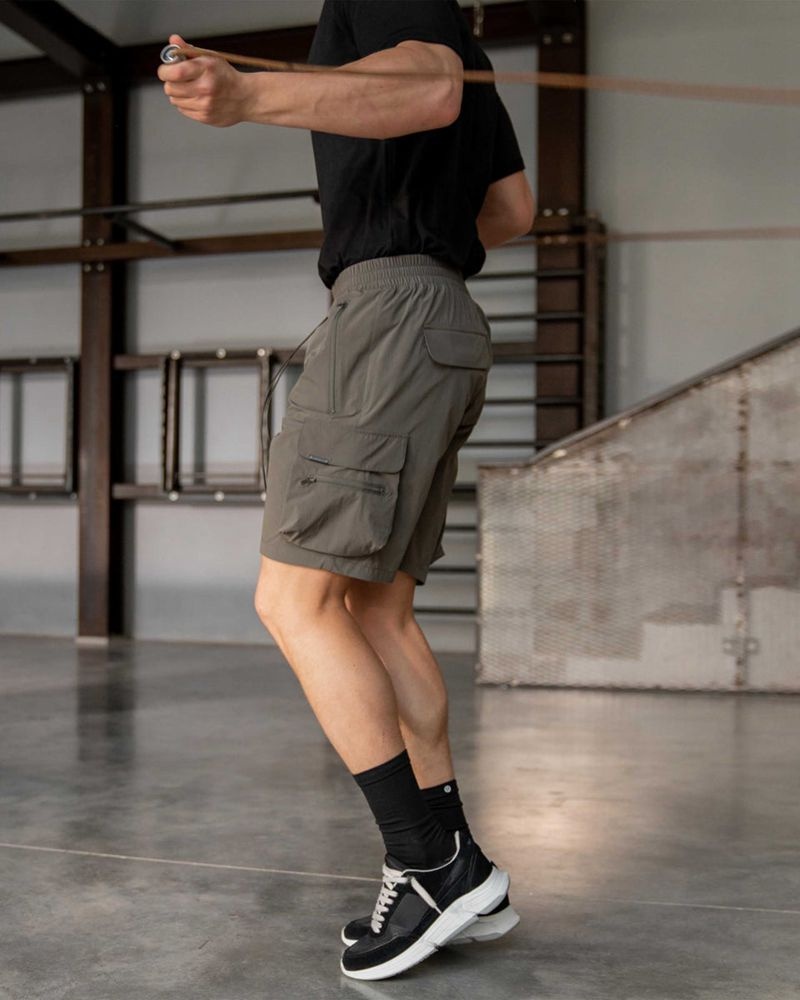 Pánské Kraťasy Represent 247 Olivy Zelené | CZ-HPNEJ6143