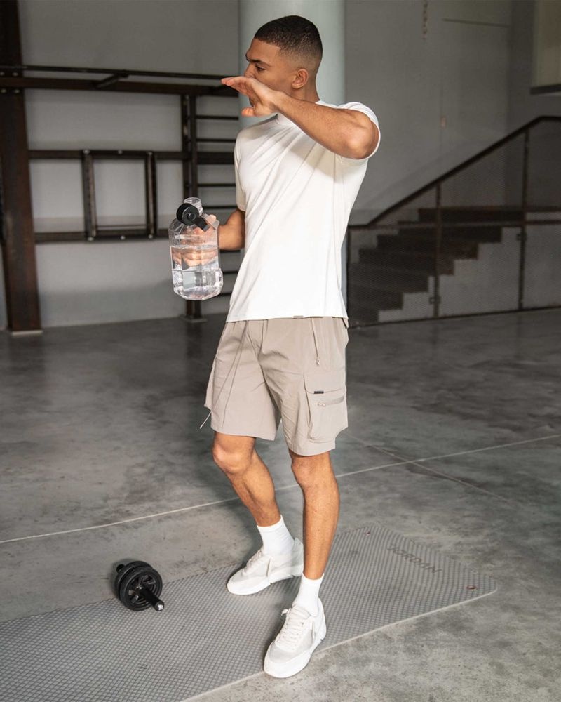 Pánské Kraťasy Represent 247 Taupe | CZ-KOTLM8024